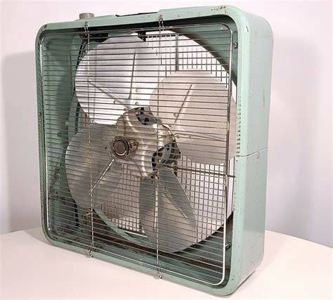 metal box fan blade rubbing motor antique|vintage box fans.